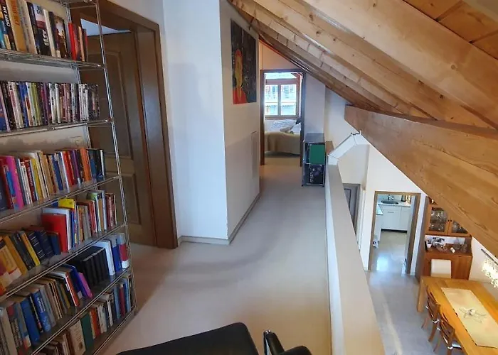 Heidiholiday-jenins Grand Maisonette-attika Mit Office & Relax-bereich, Aussenparkplatz & Garage, Geschuetzte Sonnen-panoramaterrasse, Aufgewertet 2024 Apartmán *