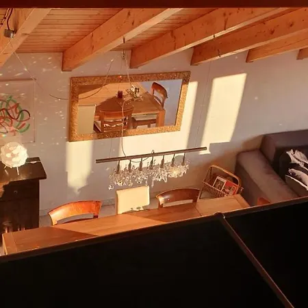 Heidiholiday-jenins Grand Maisonette-attika Mit Office&relax-bereich, Aussenparkplatz&garage, Geschützte Sonnen-panoramaterrasse, Aufgewertet 2024